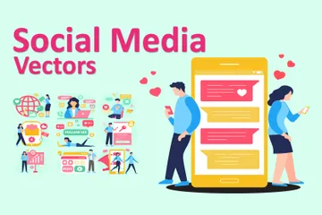 Social Media Illustration Pack