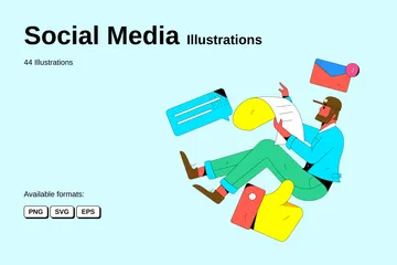 Social Media Illustration Pack