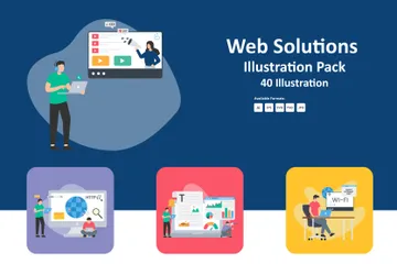 Solution web Pack d'Illustrations