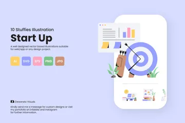 Start Up Illustration Pack