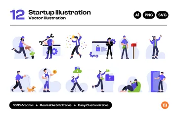 Startup Illustration Pack