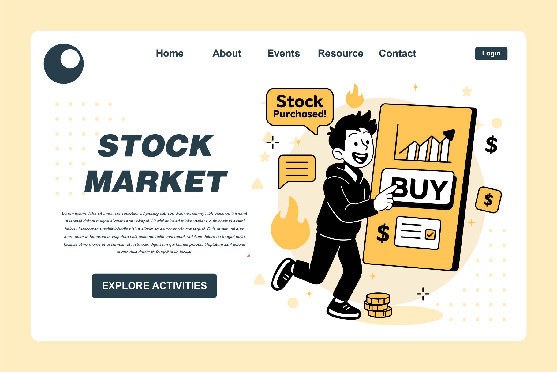 Pack custom mockup 1 - Stock Market