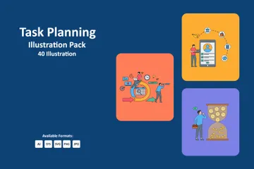 Task Planning Illustration Pack