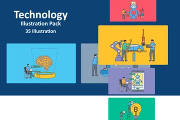 Technologie Pack d'Illustrations