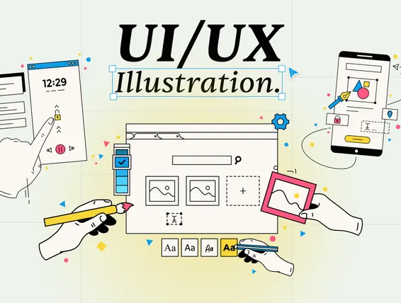 Premium UIUX Illustration pack from User Interface Illustrations