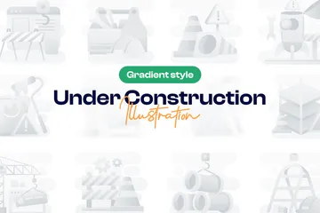 Under Construction Illustration Pack