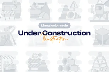 Under Construction Illustration Pack