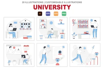 University Illustration Pack