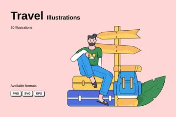 Viagem Illustration Pack