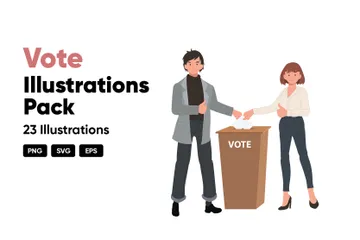 Vote Pack d'Illustrations