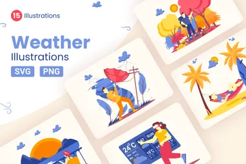 Weather Illustration Pack