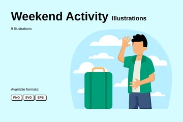 Weekend Activity Illustration Pack