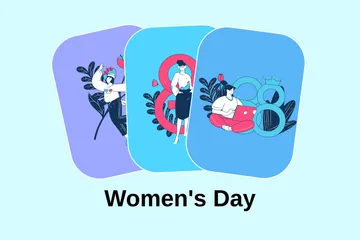 Women's Day Illustration Pack