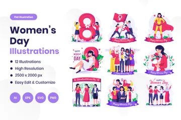 Women's Day Illustration Pack