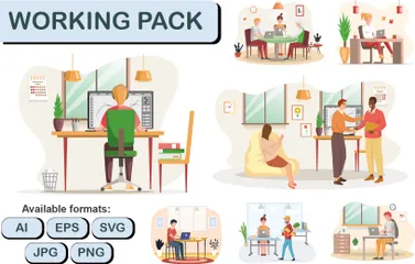 Working Pack Illustration Pack