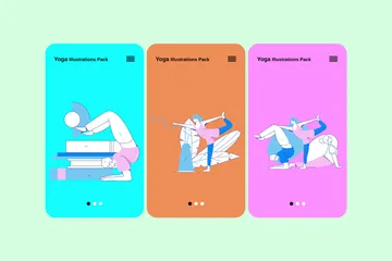 Yoga Pack d'Illustrations