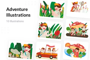 Abenteuer Illustrationspack