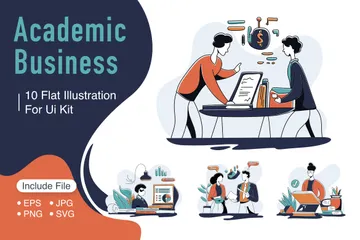 Academic Business Illustration Pack
