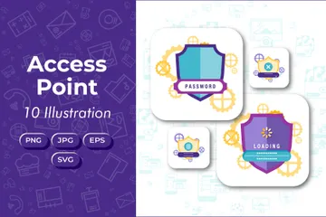 Access Point Illustration Pack