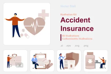 Accident Insurance Illustration Pack