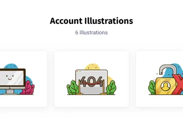 Account Illustration Pack