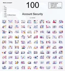 Account Security Illustration Pack