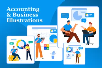 Accounting And Business Illustration Pack