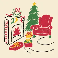 Decoração de Natal aconchegante e quente Pacote de Ilustrações