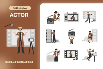 Acteur Pack d'Illustrations