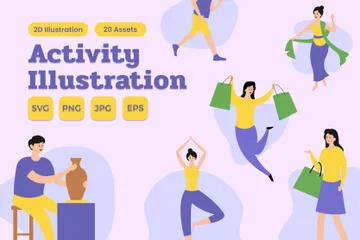 Actividad Illustration Pack