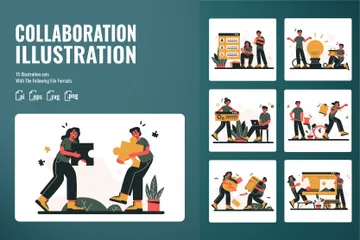 Activité collaborative Pack d'Illustrations