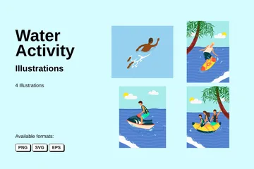 Activité d'eau Pack d'Illustrations