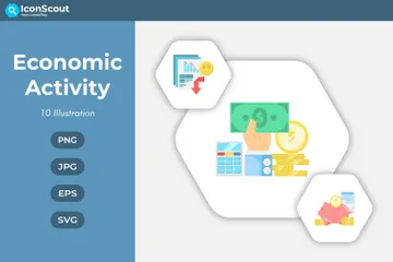 Activité économique Pack d'Illustrations
