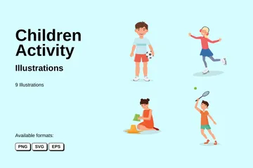 Activité pour enfants Pack d'Illustrations