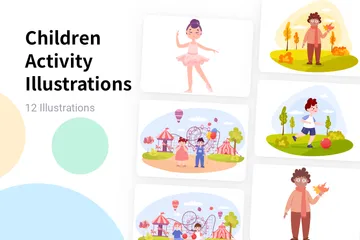 Activité pour enfants Pack d'Illustrations