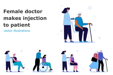 Activité médicale Pack d'Illustrations