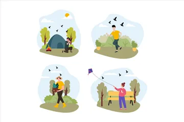 Activité du week-end Pack d'Illustrations