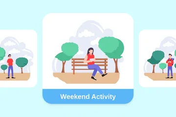 Activité du week-end Pack d'Illustrations