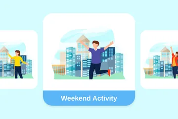 Activité du week-end Pack d'Illustrations