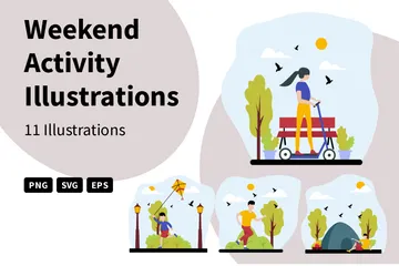 Activité du week-end Pack d'Illustrations