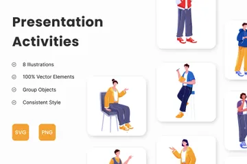 Activités de présentation Pack d'Illustrations