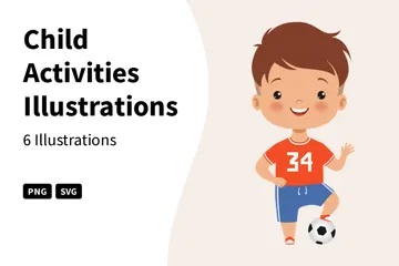 Activités pour enfants Pack d'Illustrations