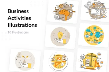 Activités commerciales Pack d'Illustrations