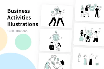 Activités commerciales Pack d'Illustrations