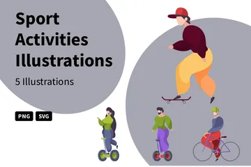 Activités sportives Illustration Pack