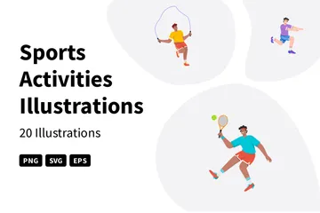 Activités sportives Pack d'Illustrations