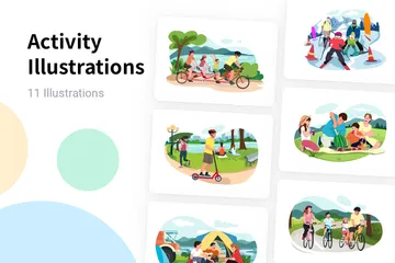 Activity Illustration Pack