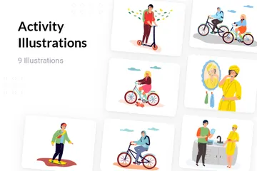 Activity Illustration Pack