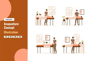 Acupuncture Illustration Pack