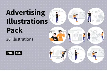Advertising Illustration Pack